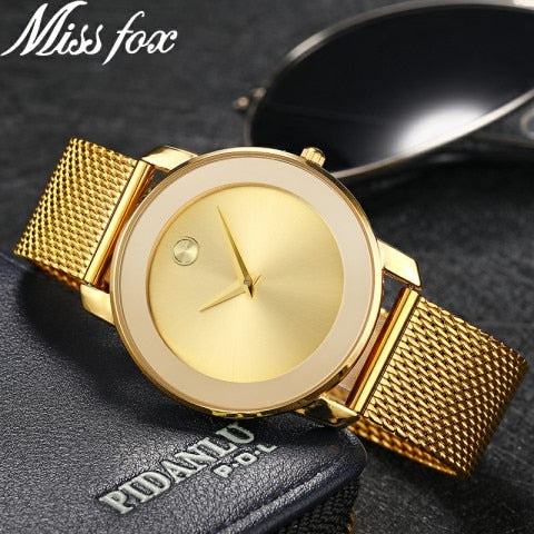 Unique Design Minimalist Unisex Watch MISSFOX 2446