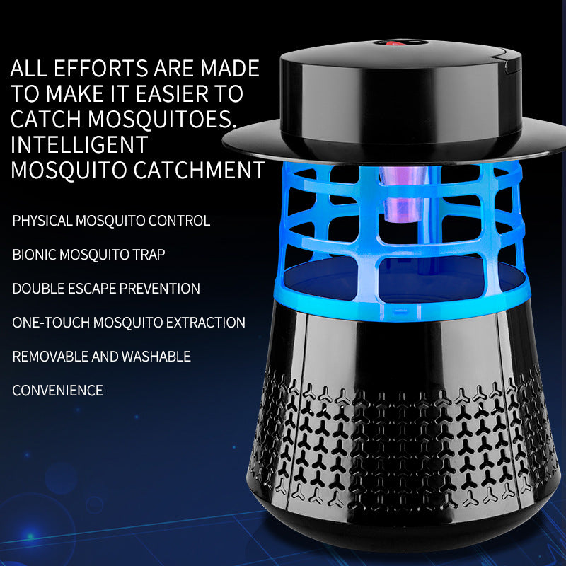 Lampe tue-mouches et tue-moustiques portable à photocatalyseur