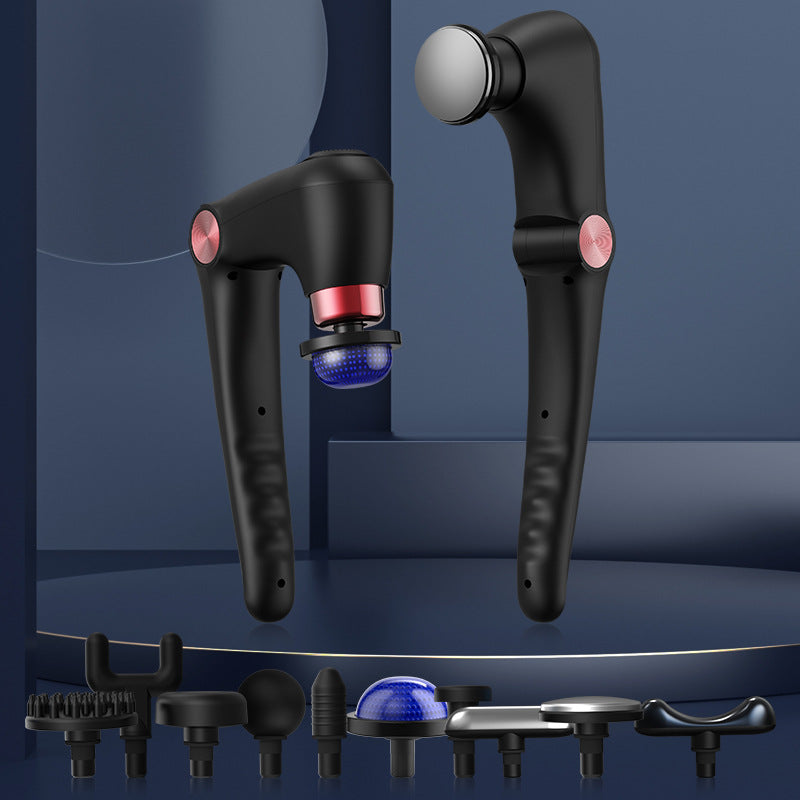 Hot and cold Muscle Massage Gun with Foldable Handle 10 heads