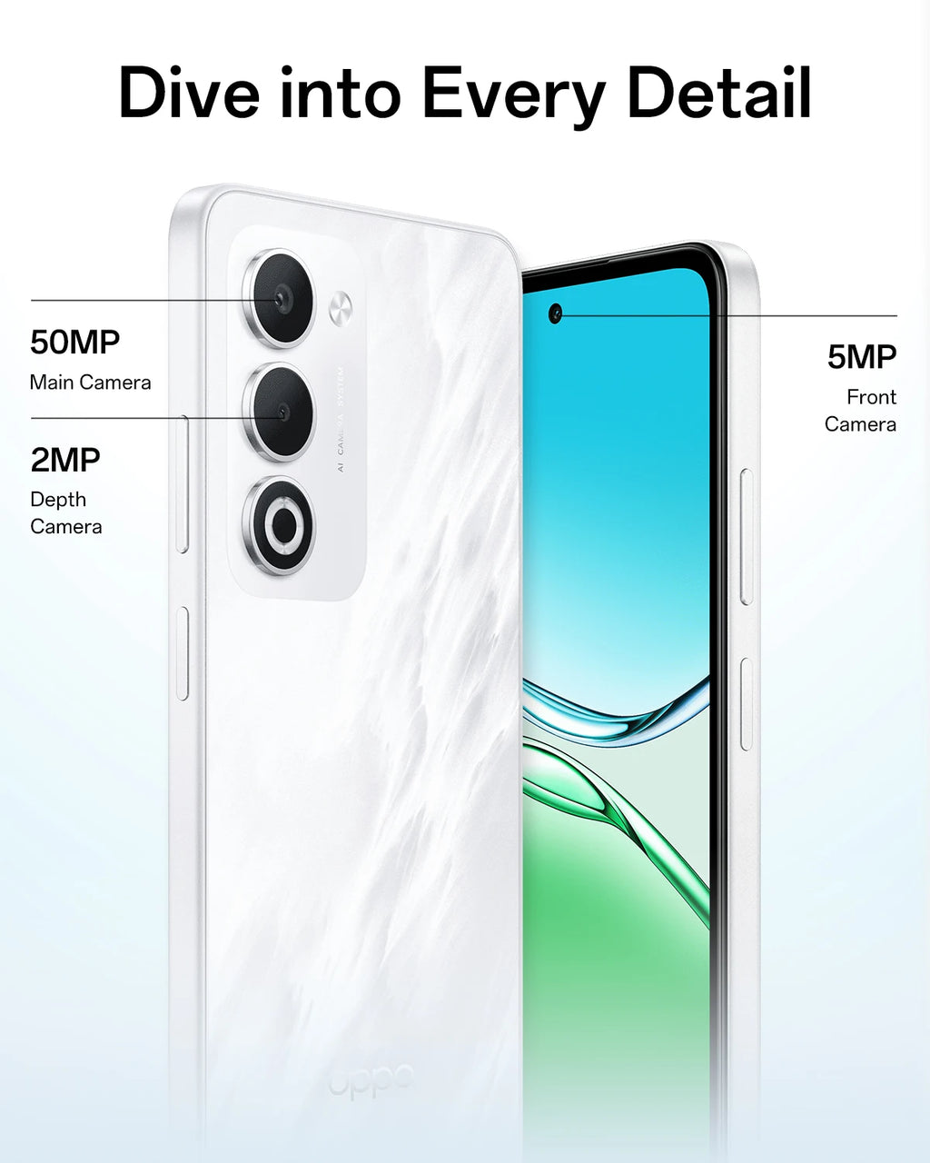 OPPO A5 4G avec IA – 4 Go / 6 Go + 128 Go, version globale, téléphone débloqué, Android 8.1 avec ColorOS 5.1