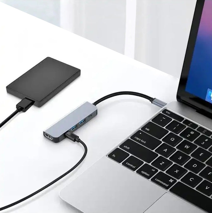 USB C Hub Multiport Adapter, Docking Station with HDMI 4K