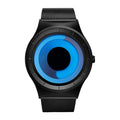 Unisex creative fashion whirlpool no pointer couple watch