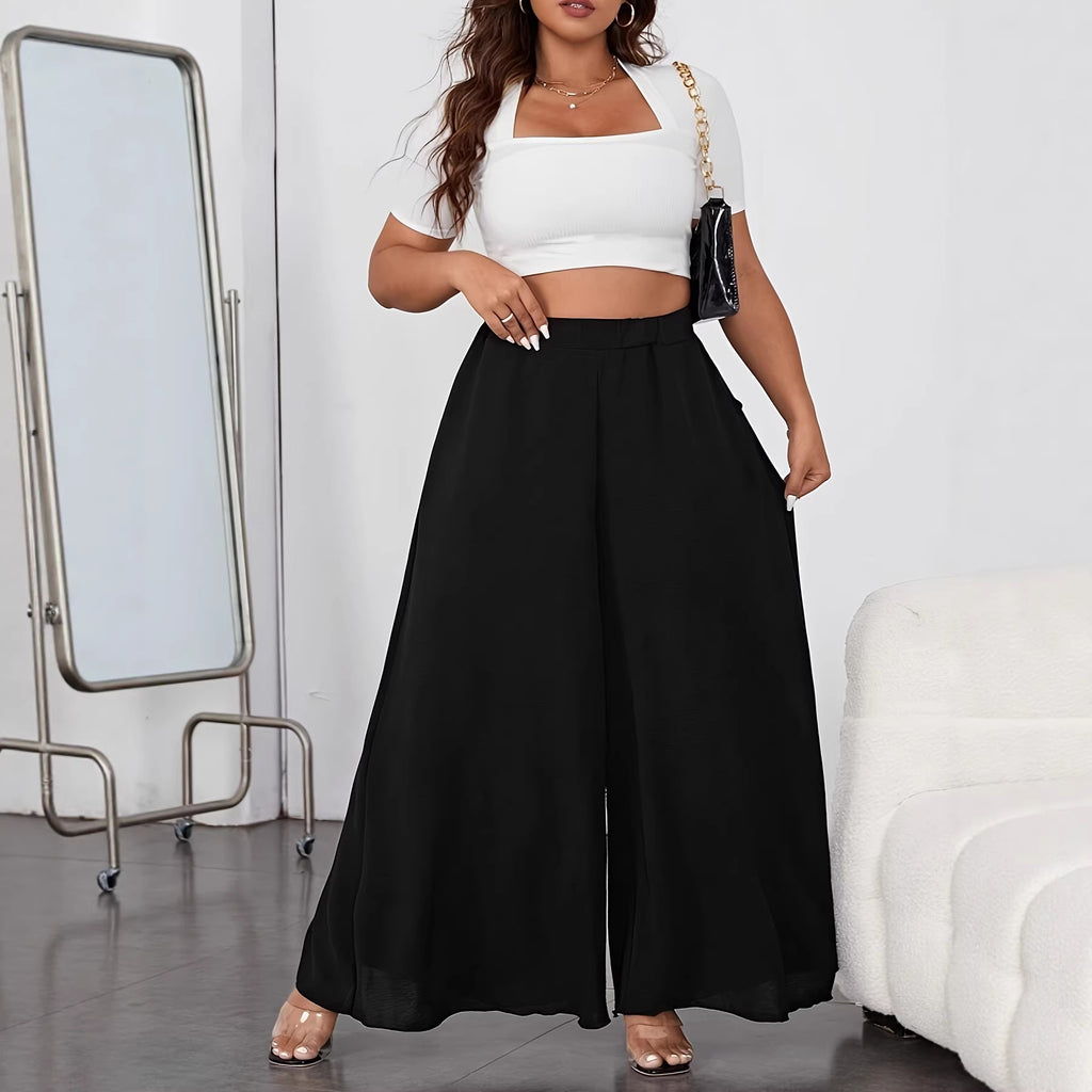 Nouveau pantalon décontracté long et ample été