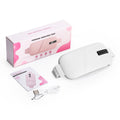 Portable abdominal massage heating device