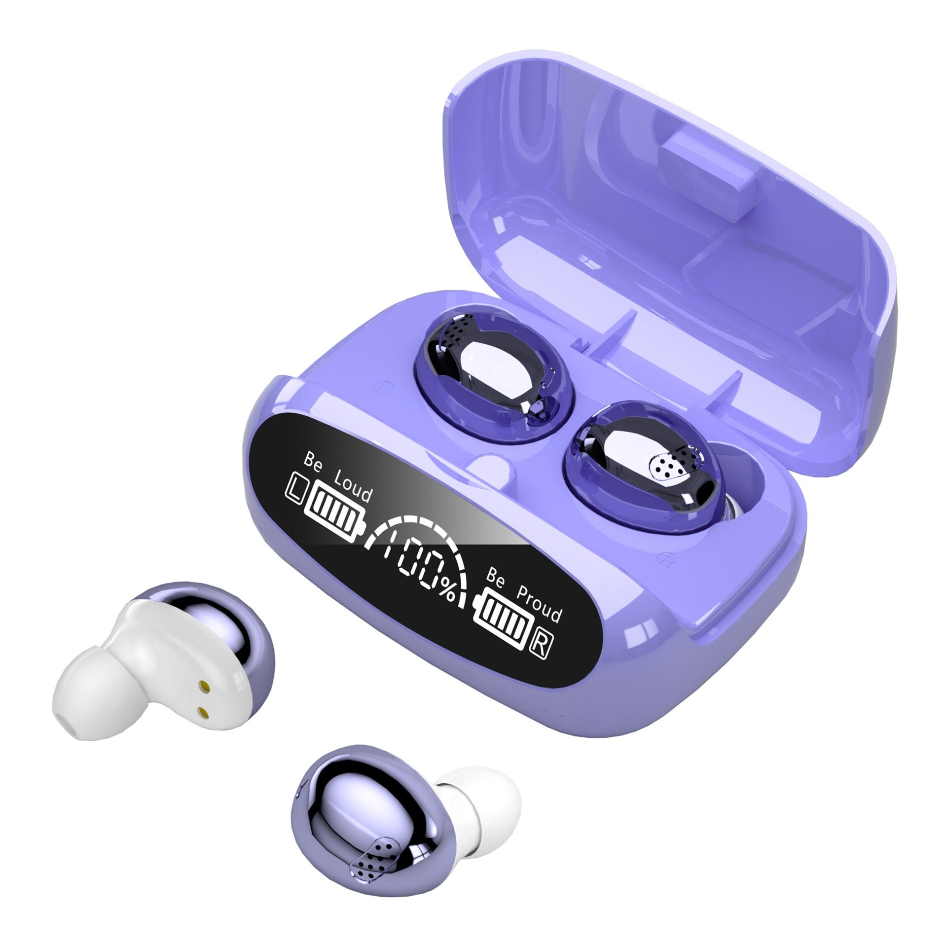 Bluetooth Headset High-Capacity TWS Binaural 5.1 Noise Cancellation F9 M10 M30