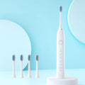 Intelligent electric toothbrush adult soft bristled household sound wave fully automatic charging simple and stylish waterproof
