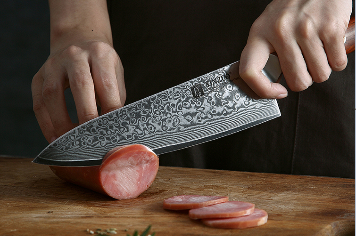 Santoku Kitchen Knife Sets vg10 Core Damascus Steel Chef Xinzuo