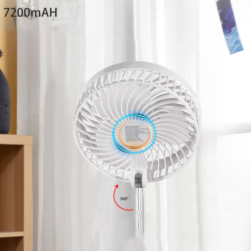 Telescopic Folding Electric Fan USB Charging Silent