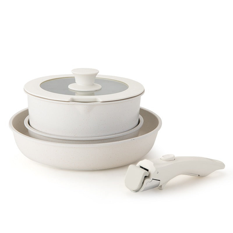 Detachable silicone cookware set