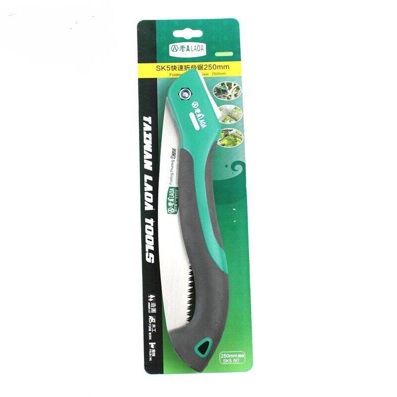 Scie pliante de camping LAOA – Sécateur portable 10 pouces, élagueur d'arbres, outil de camping pour le travail du bois et la coupe d'arbres