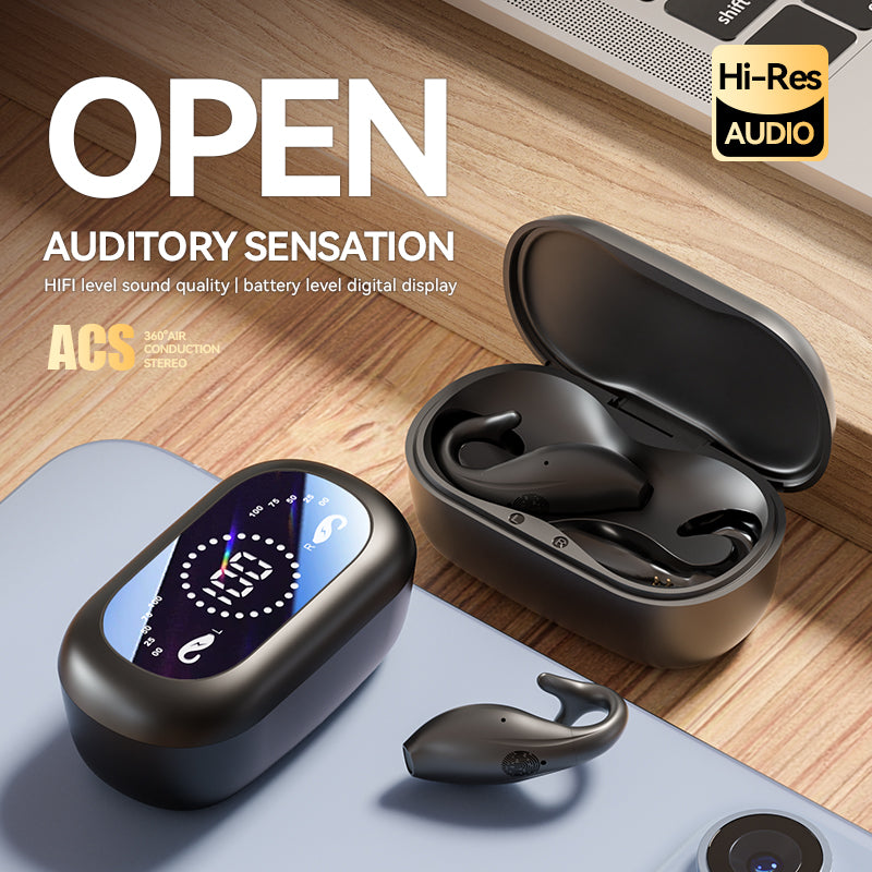Ear Clip Bone Conduction Bluetooth Earphones Noise Reduction 5.4 Dolphin M66