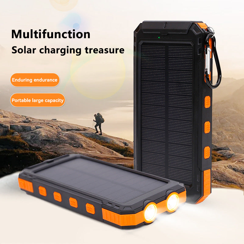 Solar power bank 10000mAh with compass