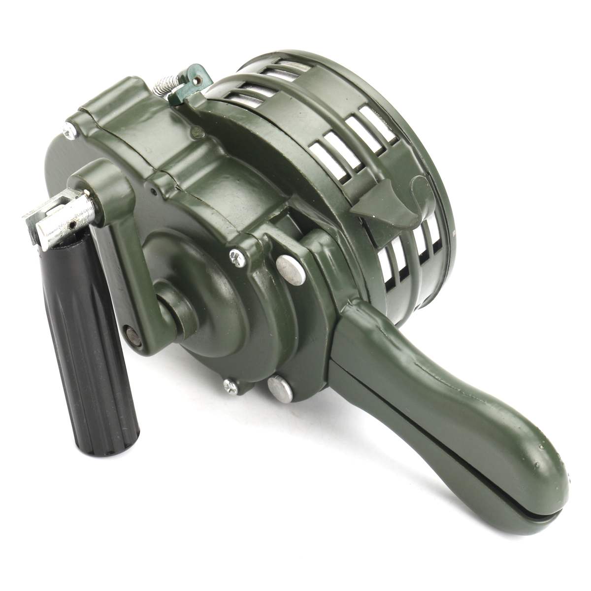 Green Aluminium alloy Crank Hand Operated Air Raid Emergency 110dB