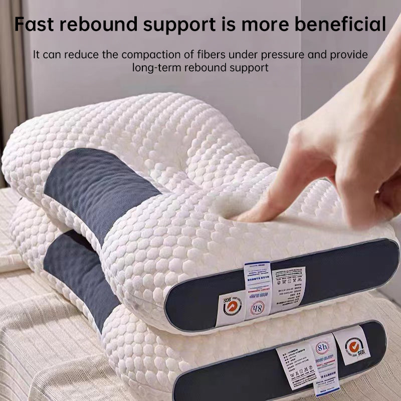 New SPA Sleep Pillow: Sleep aid, neck support, orthopedic, soybean fiber massage