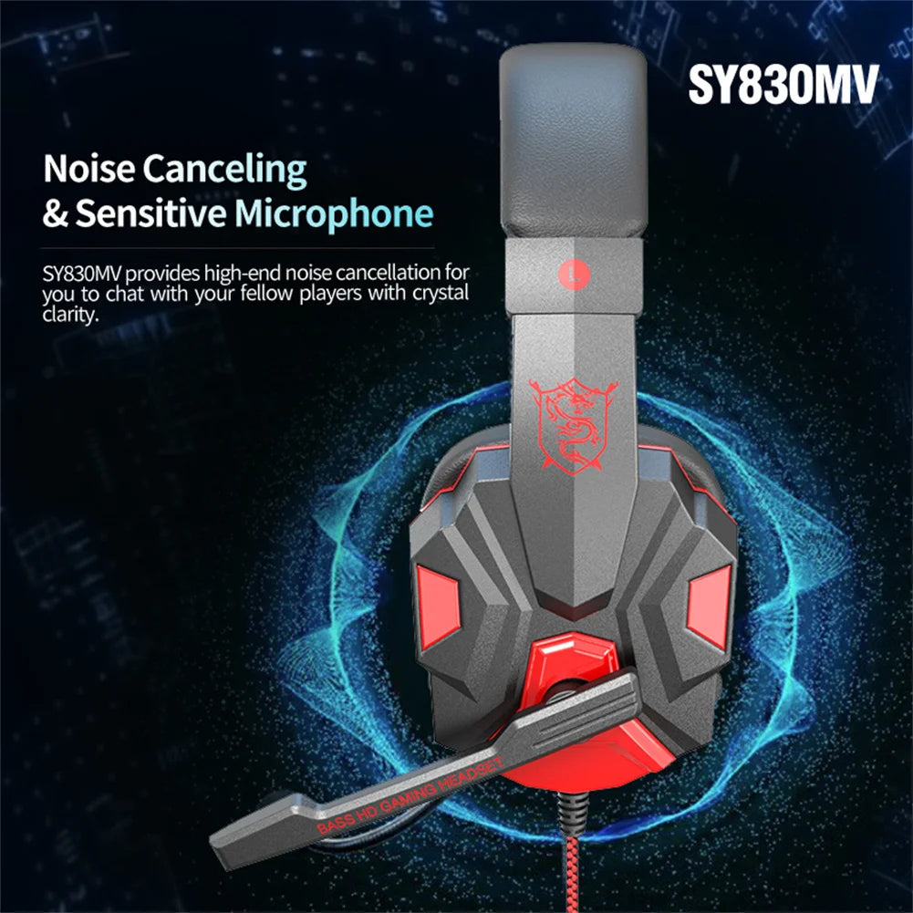 Gaming headphones with microphone SY830MV