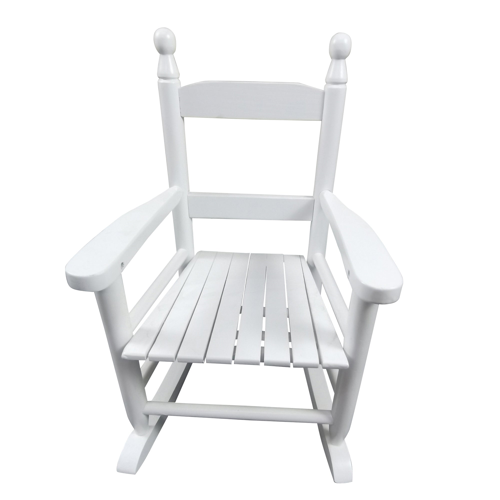 Chaise à bascule blanche - Intérieur ou Extérieur - Adaptée aux enfants - Durable
