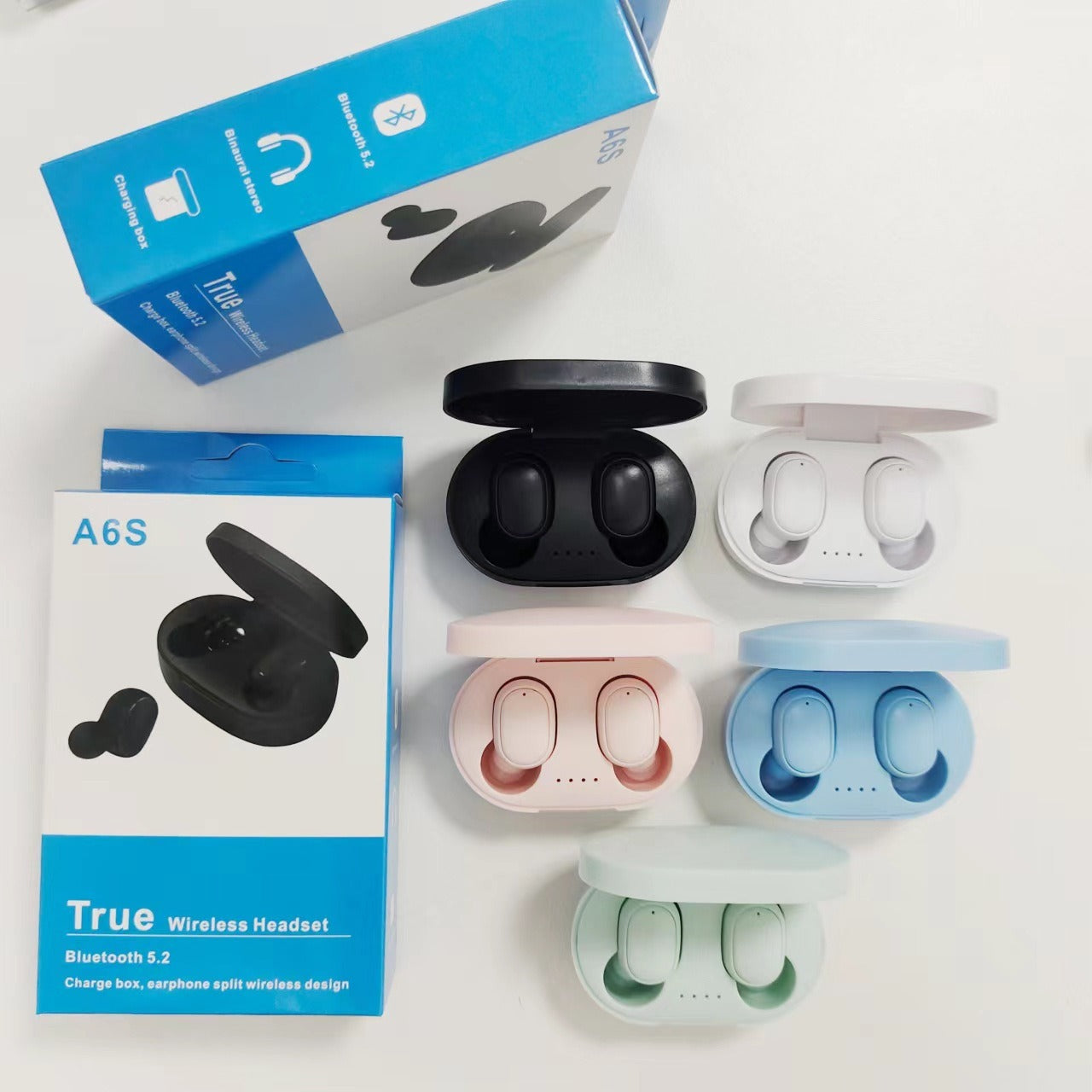 Écouteurs TWS Macaron A6S Bluetooth 5.2