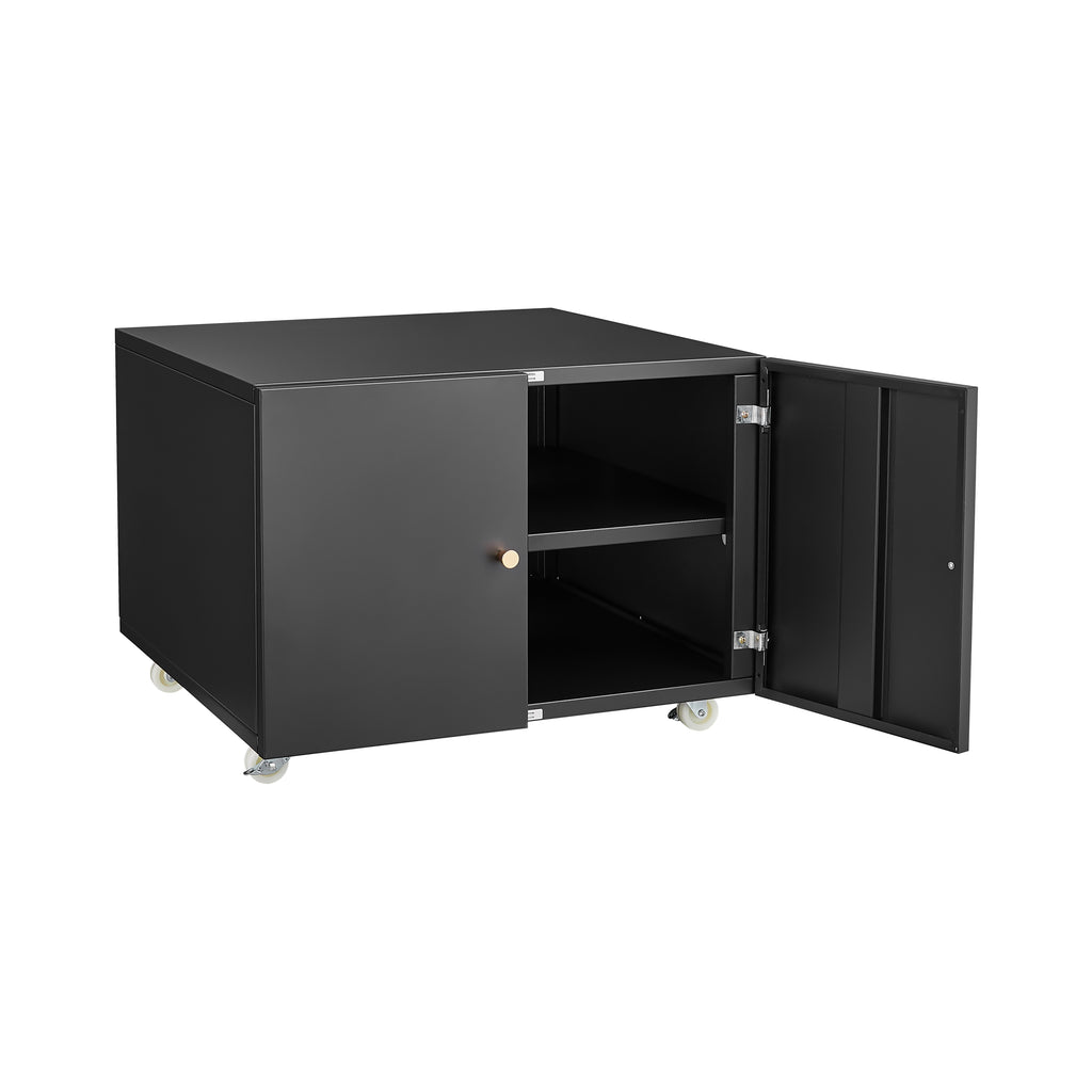 Office furniture Copier Cabinet white 2 door steel copier stand