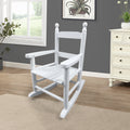 Chaise à bascule blanche - Intérieur ou Extérieur - Adaptée aux enfants - Durable