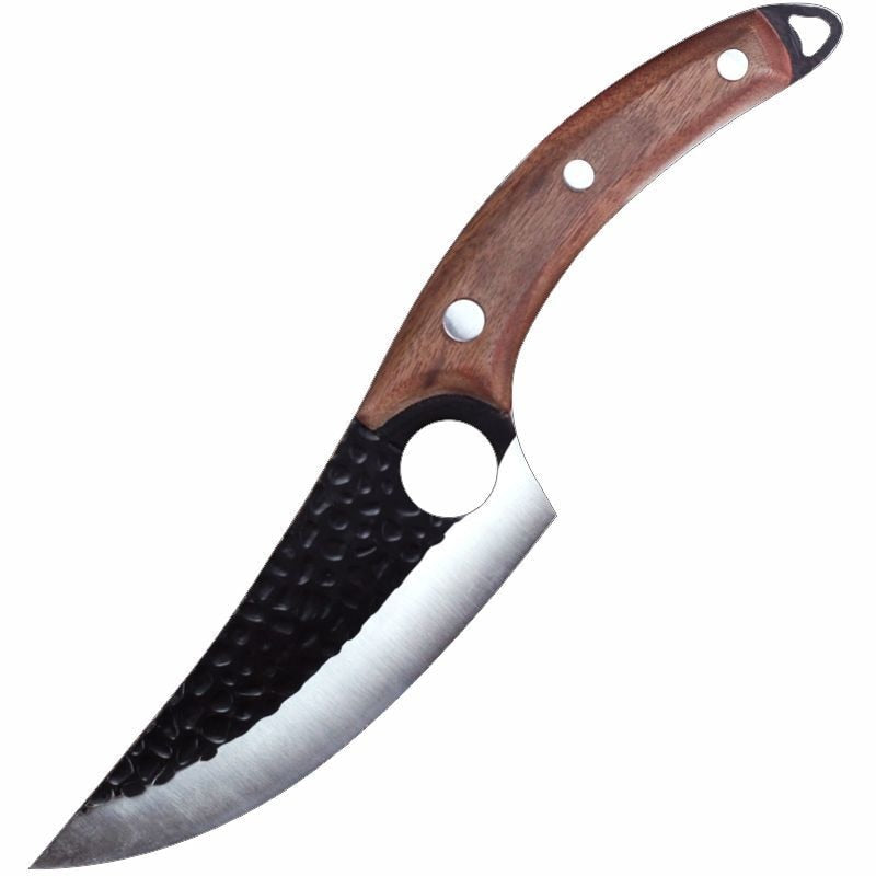 Couteau de boucher forgé 5,5'' en acier plaqué à haute teneur