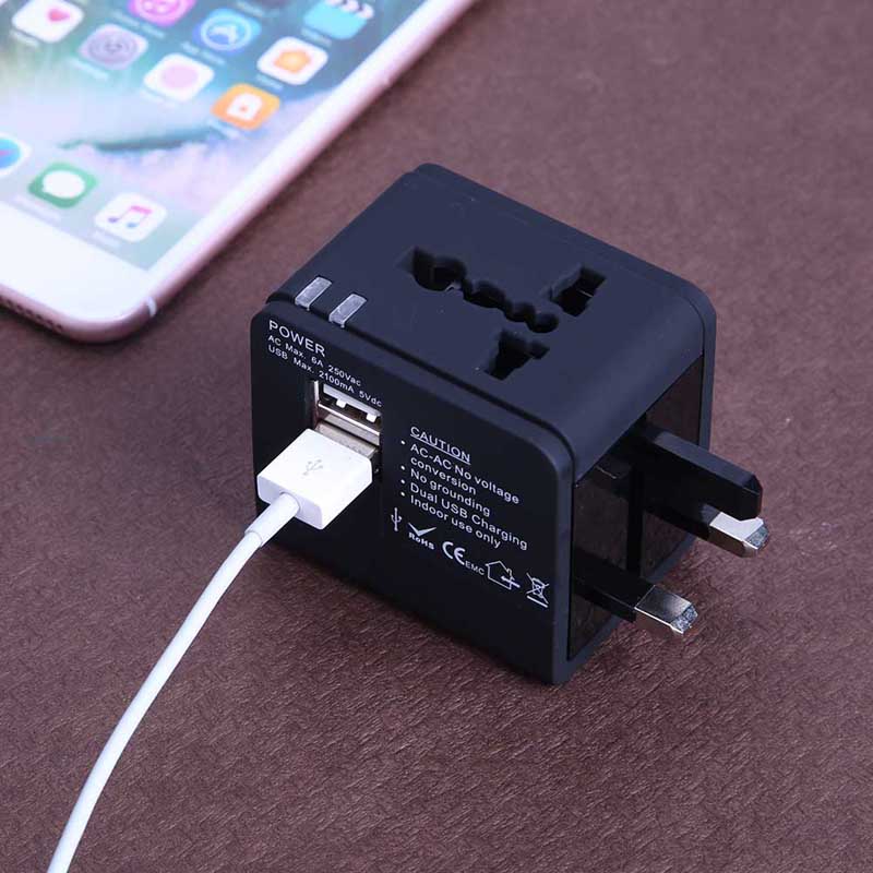 Travel Universal Power Adapter with USB converter
