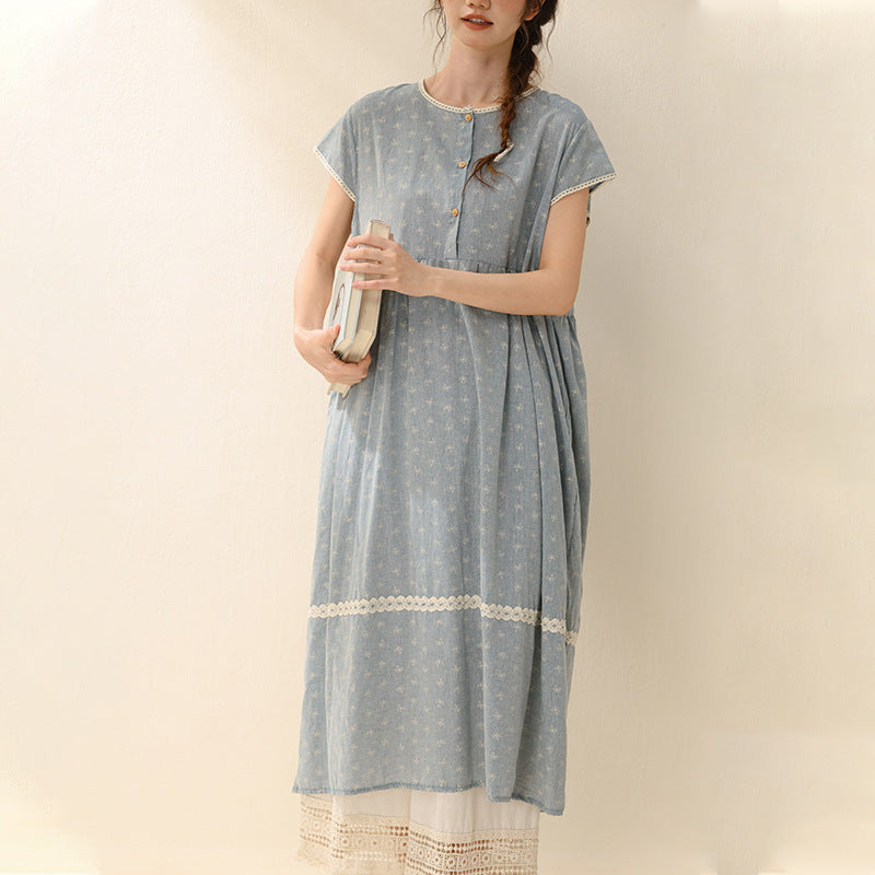 Short sleeved floral dress