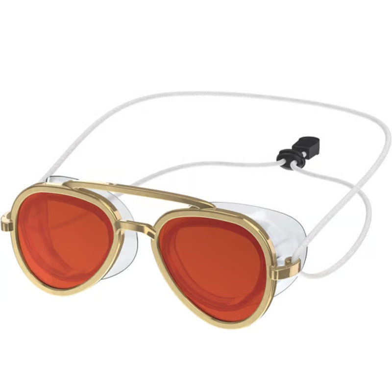 Lunettes de natation à profil bas · Protection UV de première qualité et revêtement anti-buée · Lunettes de natation de compétition à traînée nulle