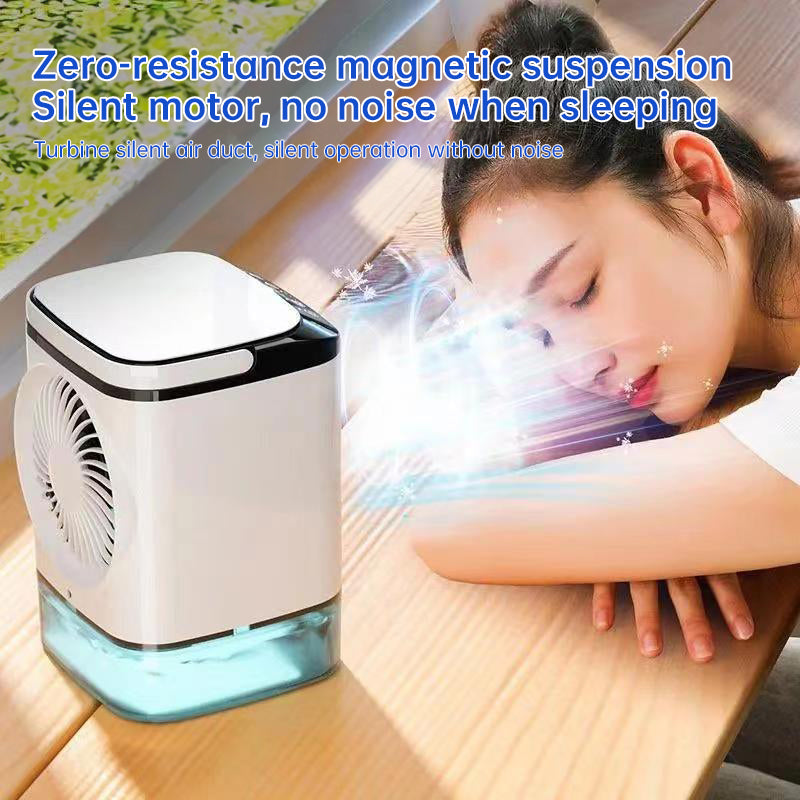 Portable Mini Air Cooler 3-speed Humidifier 900ML