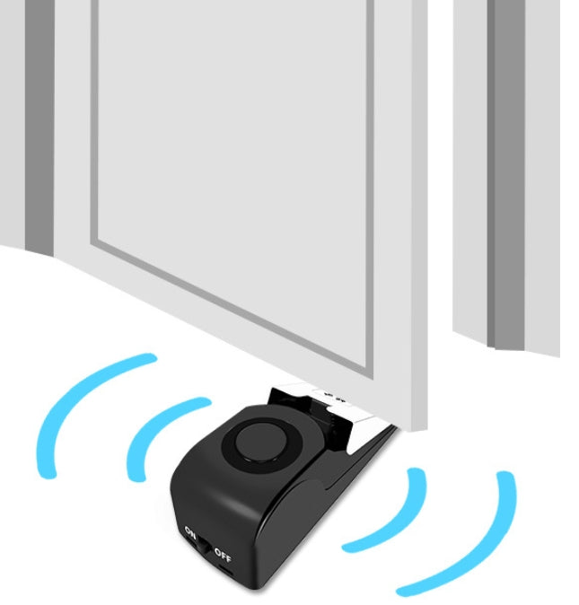 Door stop alarm home store business trip accommodation travel home smart anti theft alarm