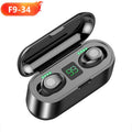 Bluetooth Headset High-Capacity TWS Binaural 5.1 Noise Cancellation F9 M10 M30