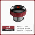 Vacuum cupping, scraping, heating massager suction device
