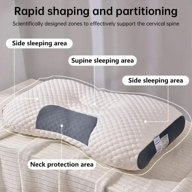New SPA Sleep Pillow: Sleep aid, neck support, orthopedic, soybean fiber massage