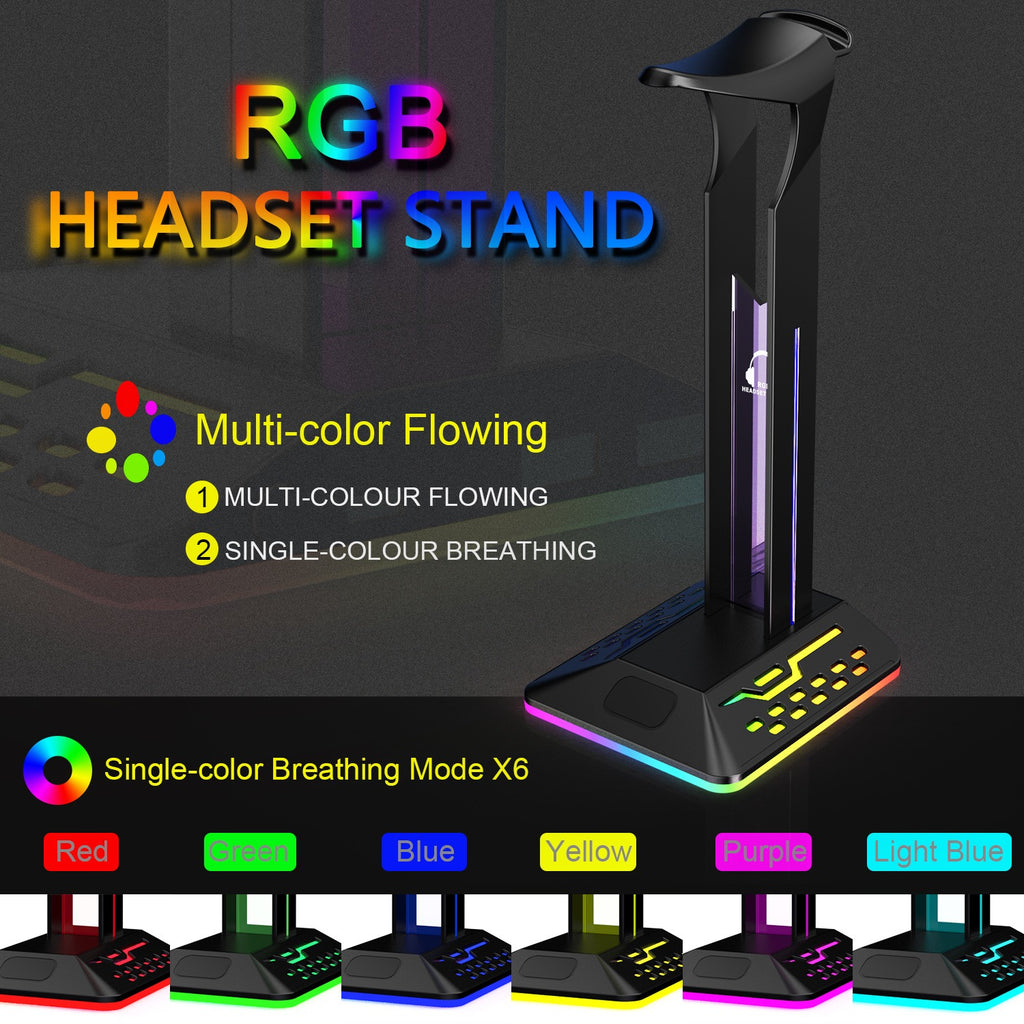 Headphone holder color changing and glowing D8