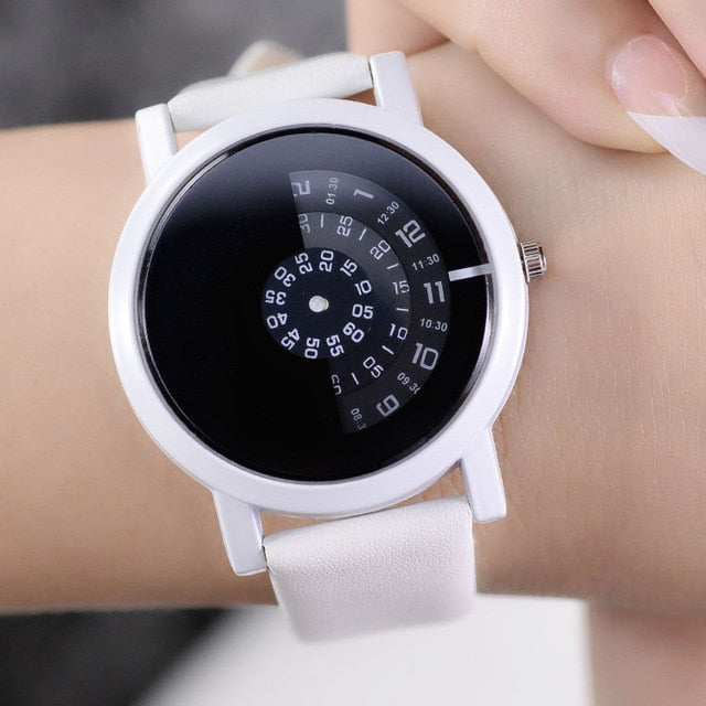 Special digital discs hands fashion quartz Unisex watch