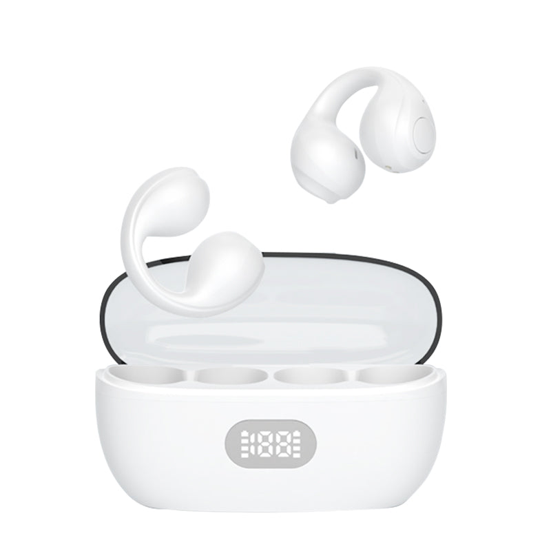 Clip-On Earbuds LED Display TWS Wireless Earphone JS352