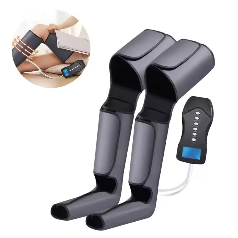 Leg Massager, Air Compression Calf Knee Foot Massager with Heat