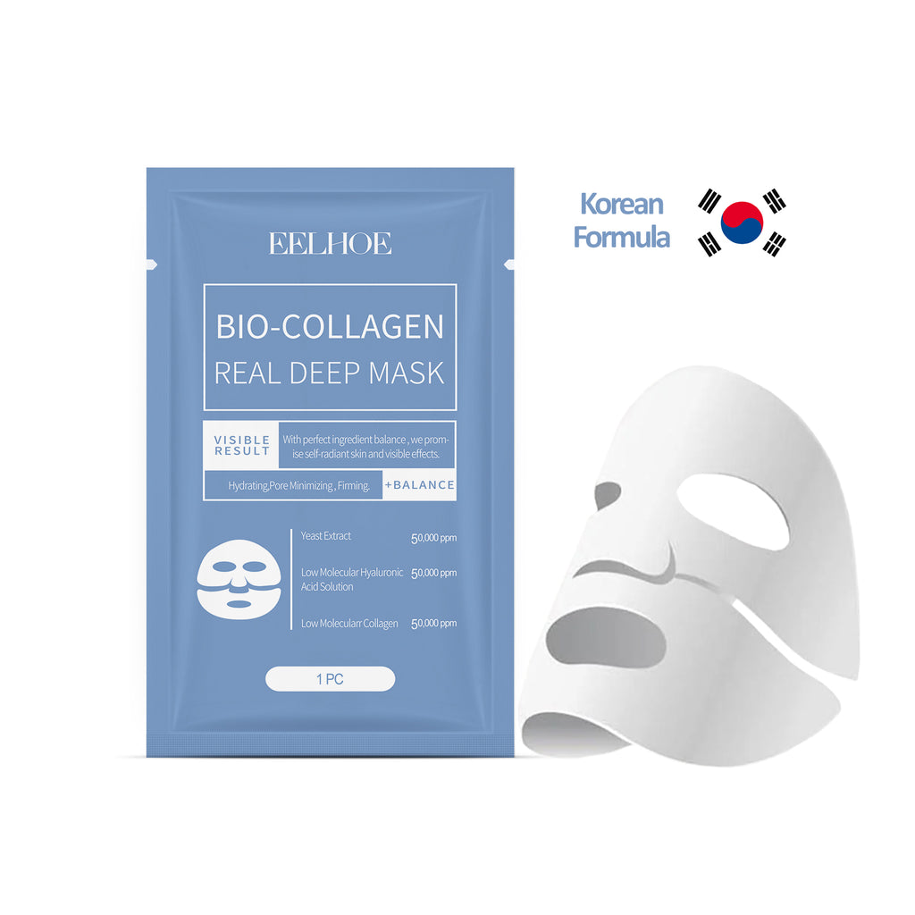 Collagen Mask Hydrates And Moisturizes Facial Skin Translucent