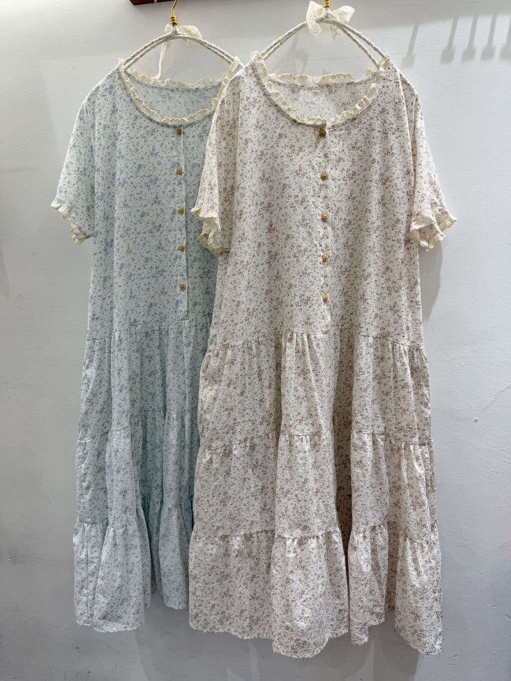 Floral short sleeved dress