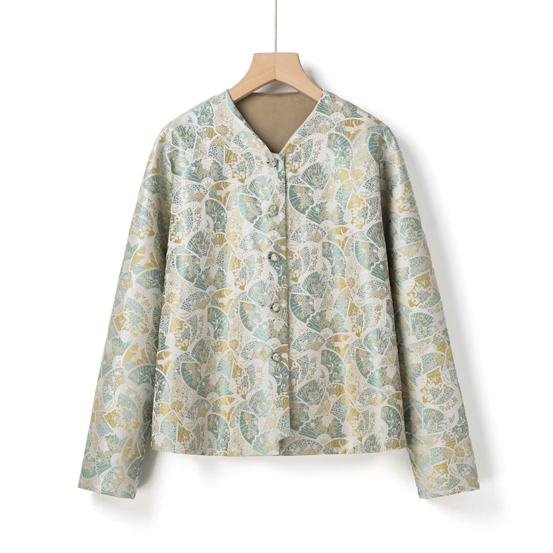 Veste jacquard élégante