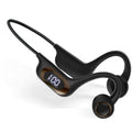Graffiti Bone Conduction Bluetooth Earphones Digital Display AKZ-G9
