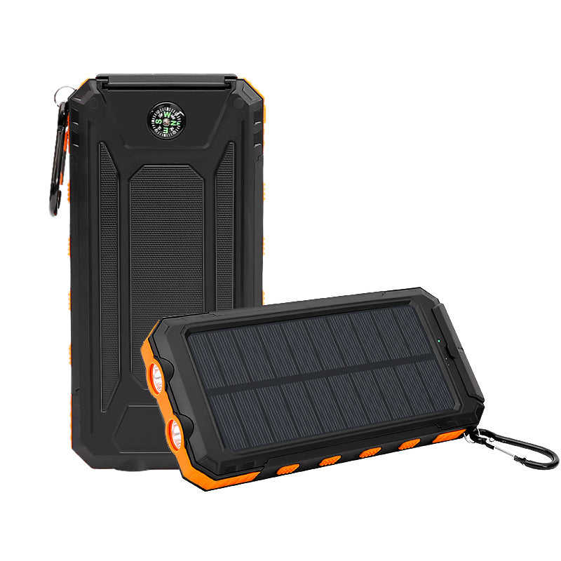 Solar power bank 10000mAh with compass