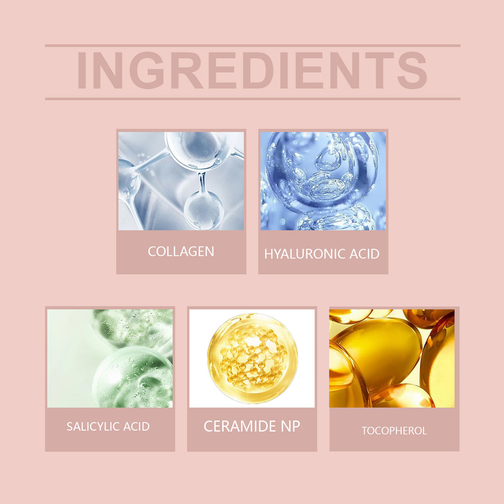 Masque étirable au collagène – Exfoliation douce, hydratation, nutrition et fermeté de la peau