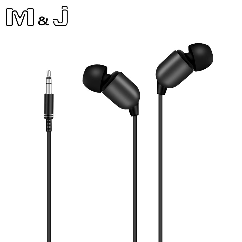 Écouteurs filaires longue distance, prise 3,5 mm, son HiFi stéréo – M&J, câble de 3 mètres