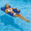 Inflatable floating row floating chair backrest
