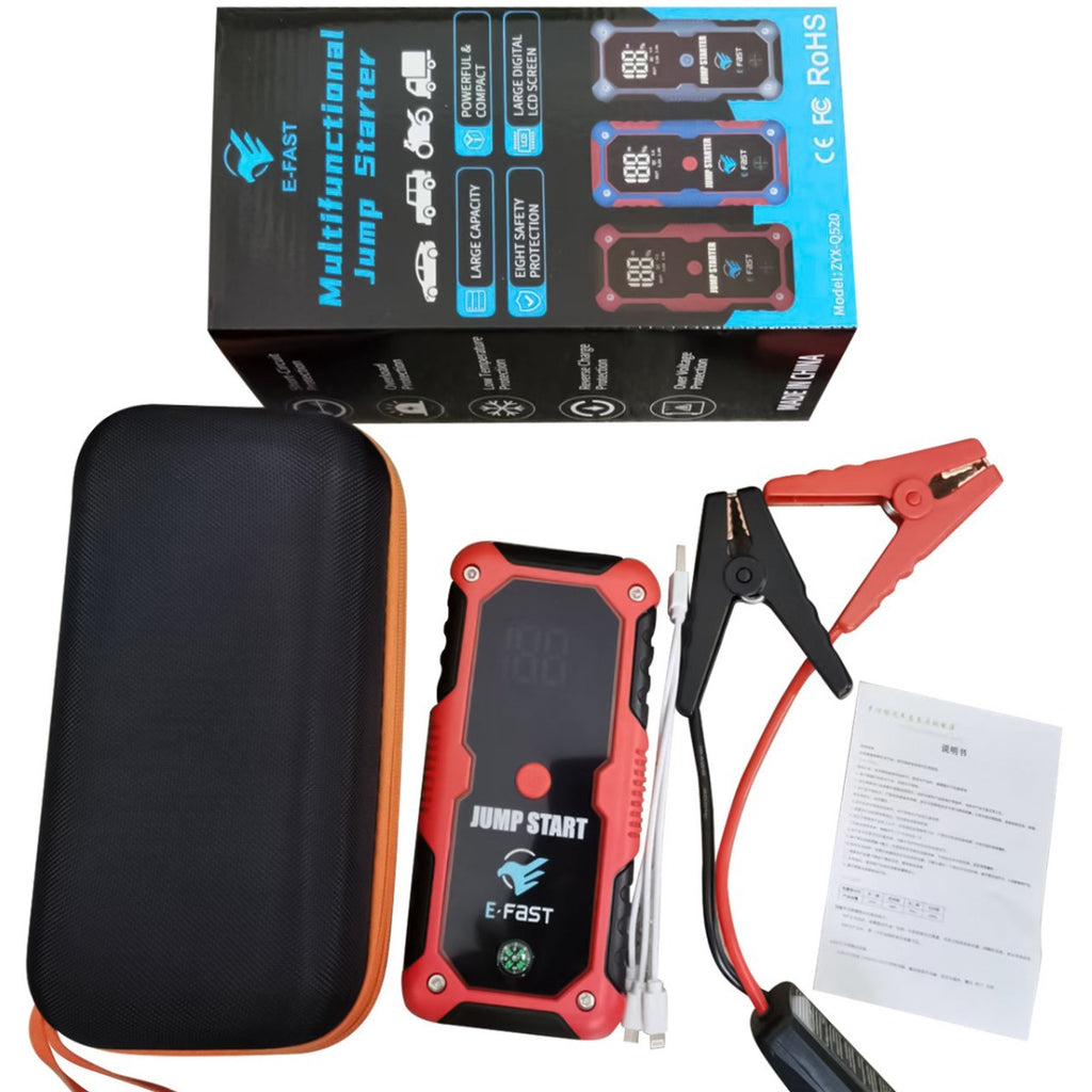 Portable Jump Starter Power Bank 12V with Led Light 20000mAh