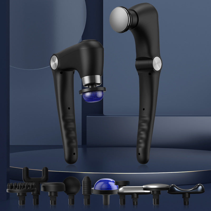Hot and cold Muscle Massage Gun with Foldable Handle 10 heads