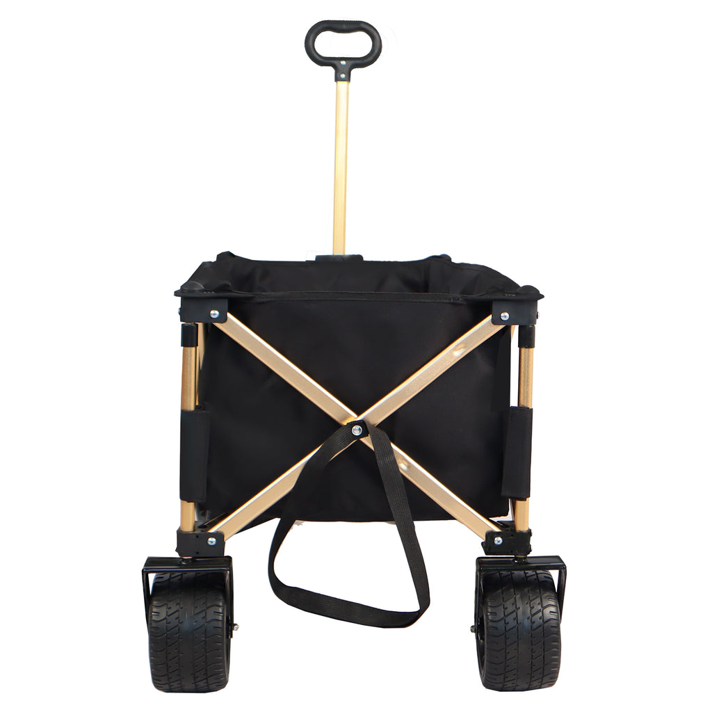 Chariot de plage pliant robuste – Utilitaire pour sable avec grandes roues