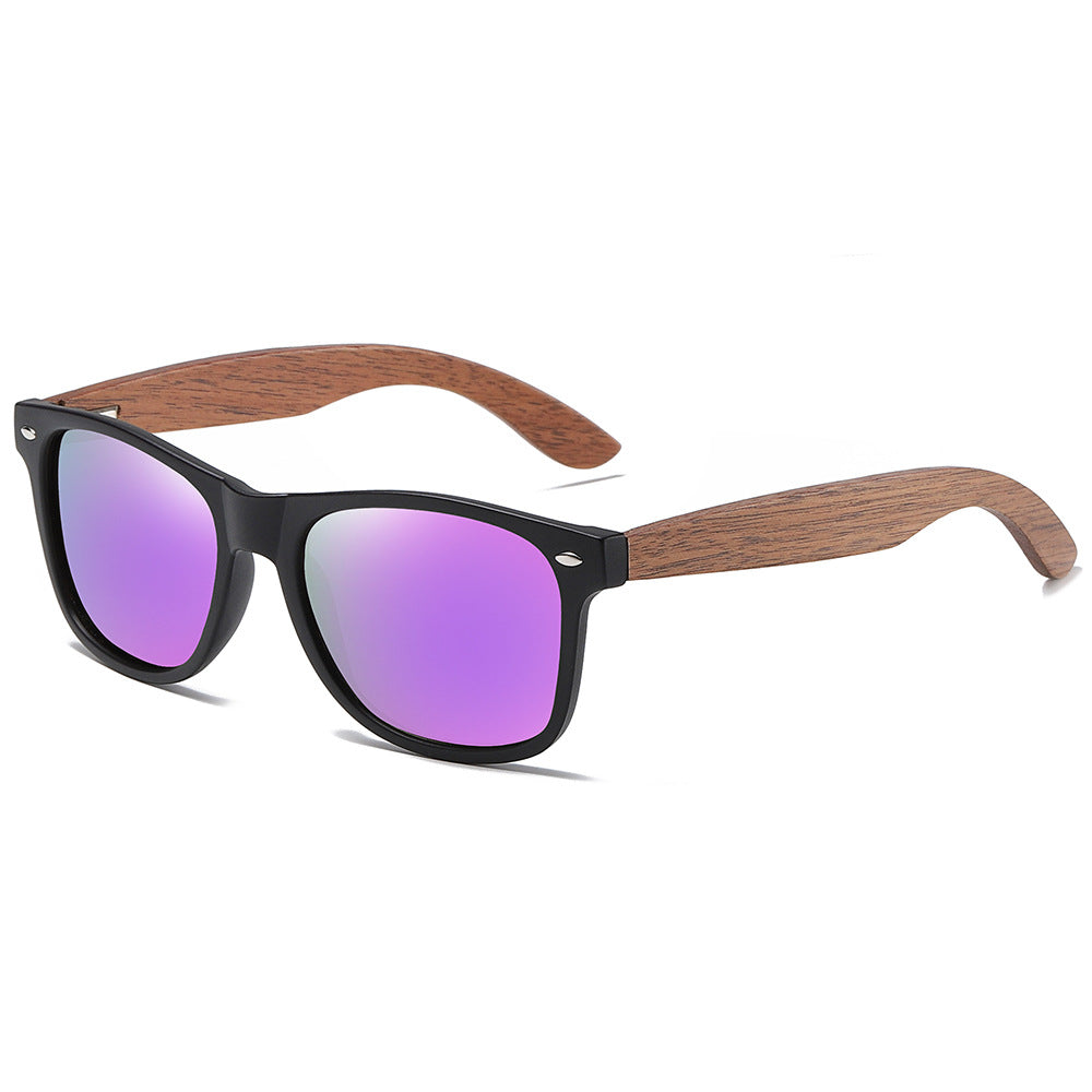 Wooden walnut sunglasses bamboo polarized