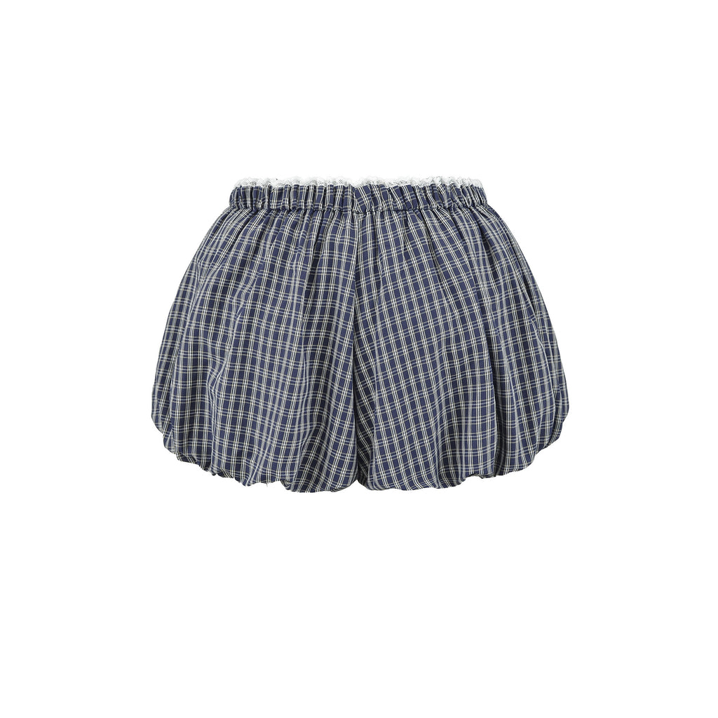 Ruffled High waisted line Shorts Sweet and Edgy Crop Pants