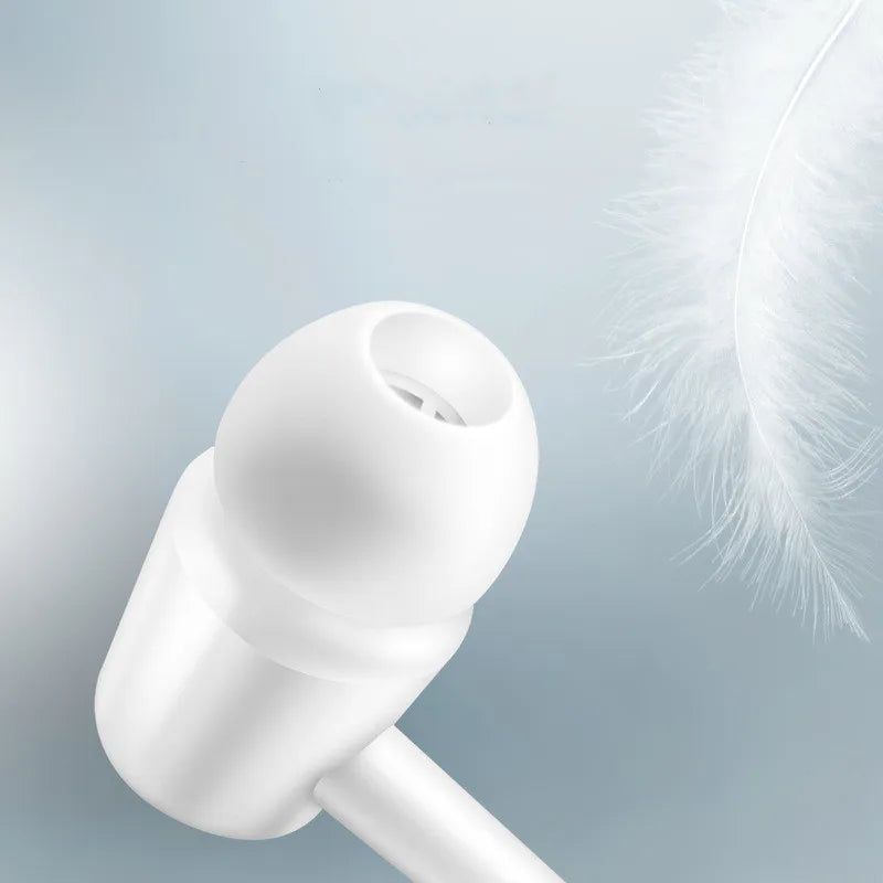 Écouteurs filaires 3,5 mm avec microphone, contrôle du volume